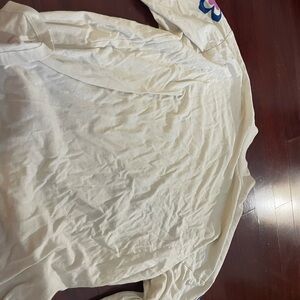 Urban Outfitters Cream Long Sleeve Tee